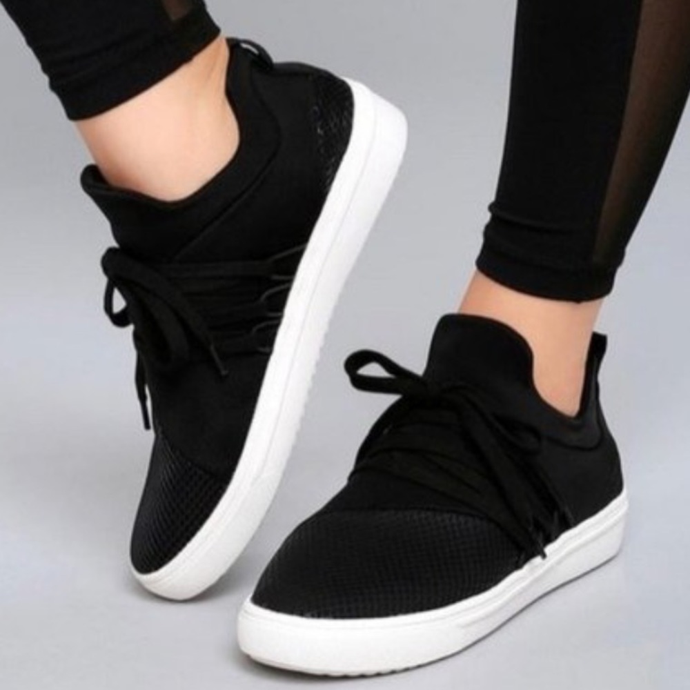 Steve Madden Lancer Sneakers (black)